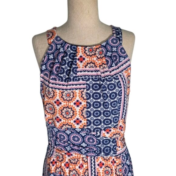 Kut From The Kloth Maxi Dress Patchwork Multicolor Size 8 - Picture 2 of 9